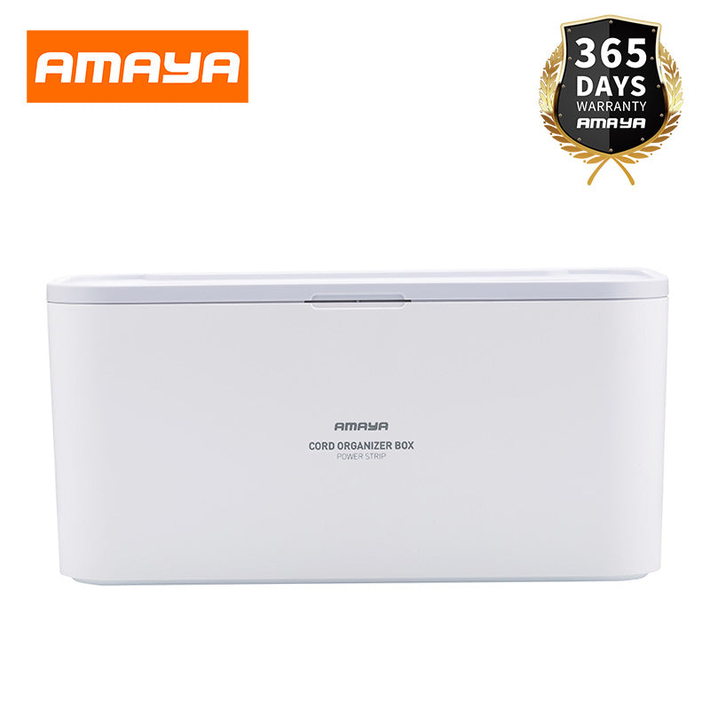 Amaya APC840 power socket desktop multifunctional storage box power cord organizer - Amayakenya