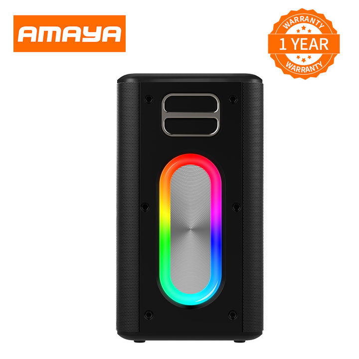Amaya BD34 wireless Bluetooth speaker  12000mAh IPX5 waterproof outdoor Karaoke with 2 wireless microphone and colorful lights - Amayakenya