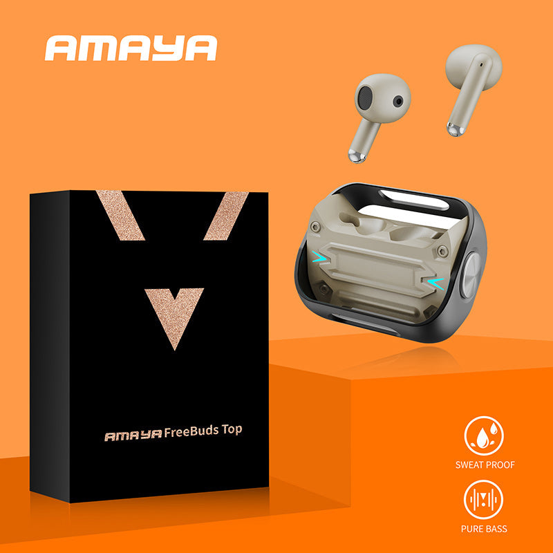 Amaya's Freebuds Top of the line TK01 model Rechargeable with Type C via Type C port v5.3 version Bluetooth headset - Amayakenya
